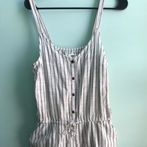 Old Navy white and blue romper